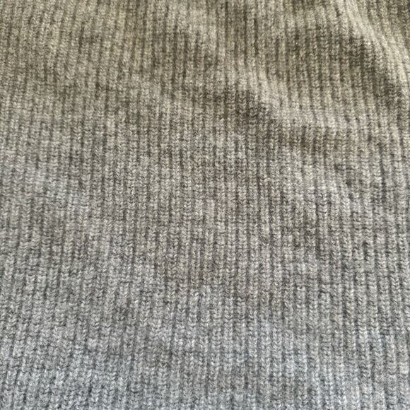 Quince Washable Cashmere Fisherman Tunic Sweater Heather Grey Size XL (12) - Picture 6 of 11